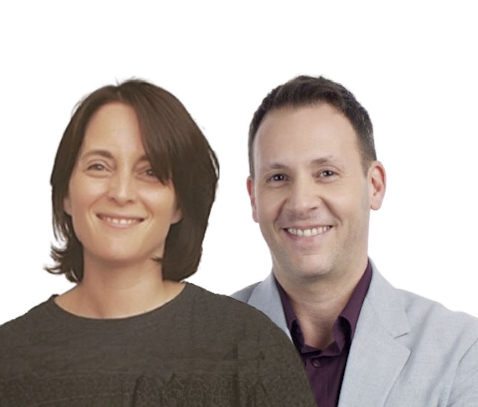 פרופ' ארנה רבינוביץ עיני ופרופ' אלדר הבר